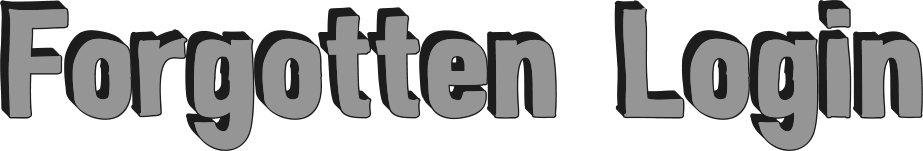 Forgotten Login Forgotten Login